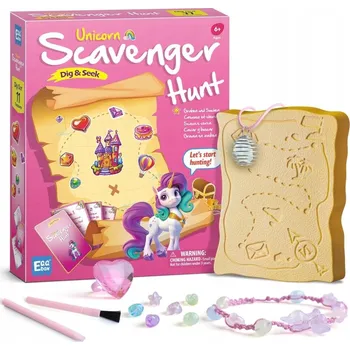 kreativní sada Sada pro vykopávání jednorožců a výrobu šperků