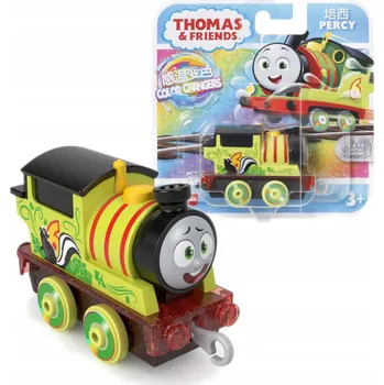 Vláček a vláčkodráha MAŠINKA TOMÁŠ A PŘÁTELÉ LOKOMOTIVA měnící barvu HMC46