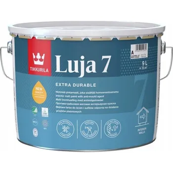 barva na zeď Tikkurila akrylová Barva na zeď 9 l BÍLÁ matná