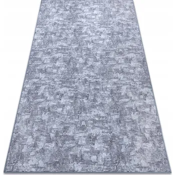 Koberec KOBEREC DO OBÝVACÍHO POKOJE LOŽNICE šedý BETON S ODĚRKAMI dětský 150x350 cm