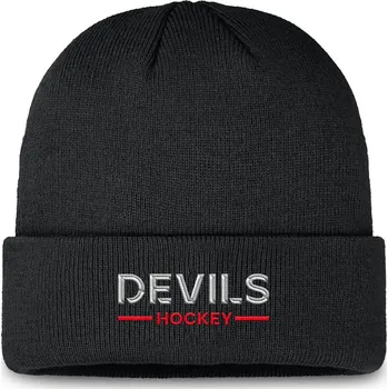 Čepice Fanatics Pánská zimní čepice New Jersey Devils NHL Authentic Pro A/Cap Cuffed Beanie