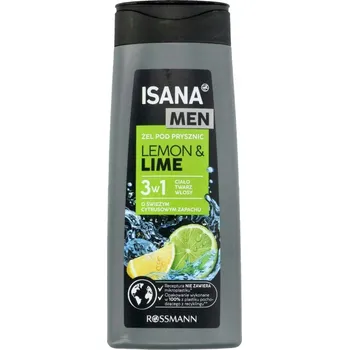 Sprchový gel Isana Men sprchový gel 3 v 1 pro muže s kořeněnou, výraznou vůní