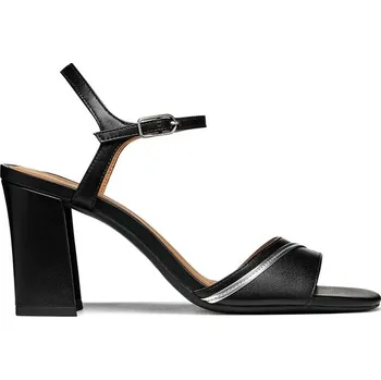 Dámské sandále Kožené sandály Geox D NEW ERAKLIA 80 F D45RPF.000TU.C9999 černá 99X, EUR 40