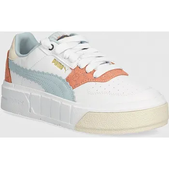 Dívčí tenisky Dětské kožené sneakers boty Puma Cali Court Offside 397921 bílá 00X, EUR 39