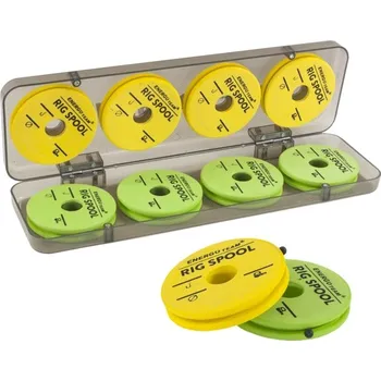 Pouzdro na rybářské vybavení ENERGOTEAM - Kotoučový zásobník na feederové návazce 6,5 cm 8 ks