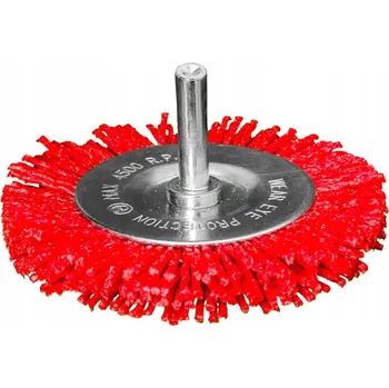 Vrták KARTÁČ KOTOUČOVÝ STOPKOVÝ NYLON 75 mm PRO EFEKT STARÉHO VZHLEDU