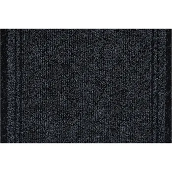 Rohožka Rohožka PODGUMOVANÁ MALAGA antracit UNIVERZÁLNÍ RÁMEČEK PROUŽKY 66x160 cm