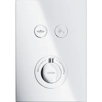 Vodovodní baterie Podomítková sprchová baterie Corsan BT stříbrná