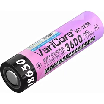 Článková baterie Lithium-iontová Nabíjecí Baterie VariCore 18650 3600 mAh 1 ks