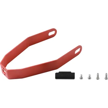 Elektrokoloběžka Držák zadního blatníku pro elektrickou koloběžku Xiaomi Pro2 Odolný plastový úchyt s montážními šrouby Stabilizace blatníku červená