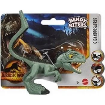 Figurka JURSKÝ SVĚT DINOSAURUS GIGANTOSAURUS MATTEL BENDY BITERS OHEBNÁ FIGURKA