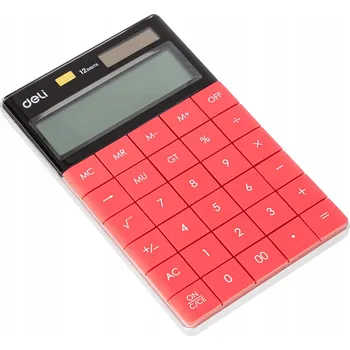 Kalkulačka Kancelářská kalkulačka Deli 1589_RED