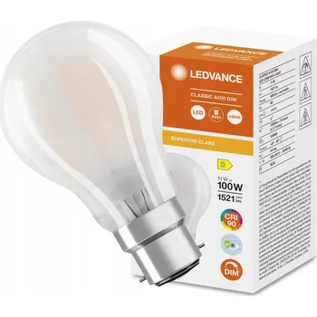 Žárovka LED žárovka B22d A60 11W = 100W 1521lm 4000K 300° CRI90 Stmívatelná