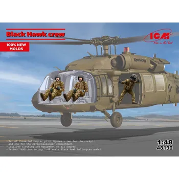 Plastikový model 1:48 Black Hawk Crew