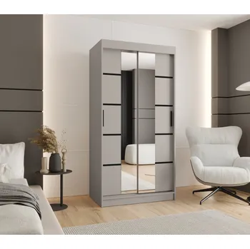 Šatní skříň Šatní skříň Abi Rubino V4 Rozměry: 100 cm, Barva korpusu + barva dveří: Kašmír