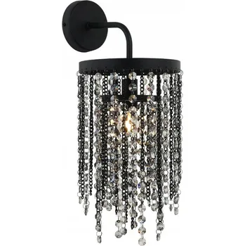 Nástěnné svítidlo Nástěnná lampa ČERNÁ KŘIŠŤÁLOVÁ do obýváku ložnice TOOLIGHT BLACK