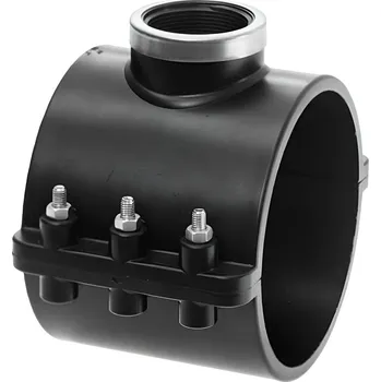 Vodovodní potrubí Objímka navrtávací Elysee 6 šroubů, s výztužným kroužkem, 160 x 4˝