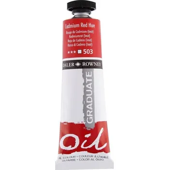 Olejová barva Daler & Rowney Graduate Oil 38 ml - cadmium red hue 503