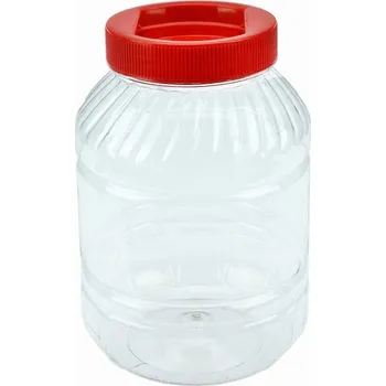 Sklenice Zavařovací Sklenice plastová průhledný 5 l pro skladování potravin PET