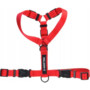 Postroj pro psa POSTROJ PRO PSA GUARD NELSON-X BLACK VELIKOST M ČERNÝ KOVÁNÍ