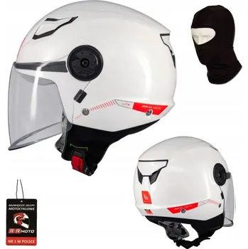 Helma na motorku Motocyklová přilba dětská MT LITE KIDS SOLID GLOSS WHITE bílá + DÁRKY ZDARMA