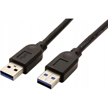 Datový kabel ROLINE USB 3.2 Gen 1 kabel, typ A-A, černý, 3 m