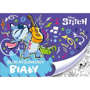 Blok Blok na kreslení BÍLÝ A4 80g 20 listů SEŠÍVANÝ Beniamin