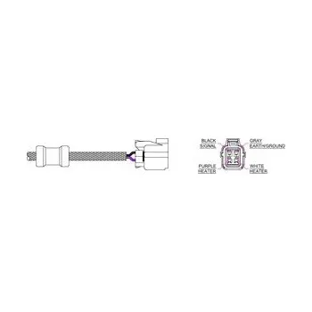 Brzdová hadice Lambda sondy DELPHI ES20128-11B1