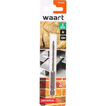 Vrták Vrták 3 mm, Šestihranná rychloupínací stopka