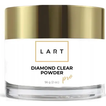 LART STAVEBNÍ PRÁŠEK PRO TITANOVOU MANIKÚRU DIAMOND CLEAR POWDER - 56G