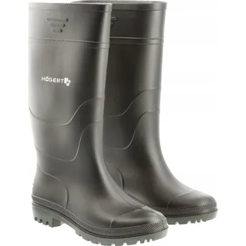 Pracovní obuv HOLÍNKY GUMOVÉ PVC OB SRA ČERNÉ vel. 43 gumáky Hogert KOLBNITZ