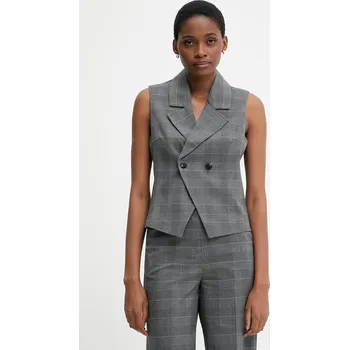 Dámská vesta Vesta United Colors of Benetton 2X8MDJ00O šedá 90Y, vel. 42