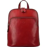 Dámský kožený batoh vínový - Katana Naira vínová