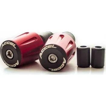 Řídítka Závaží na koncovky řídítek Accel , červená BEC14RD , červená Accel