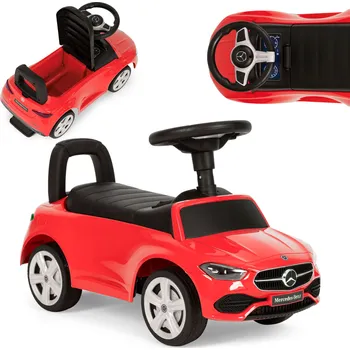 Odrážedlo Dětské kolo Mercedes C CLASS - červené