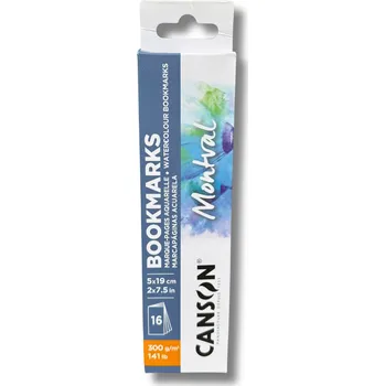 Doplněk ke knize Canson Montval Bookmarks - záložky pro kreativní tvorbu, 16 kusů