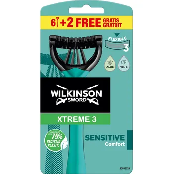 Holítko Jednorázové holicí strojky Wilkinson Xtreme 3, 8 ks