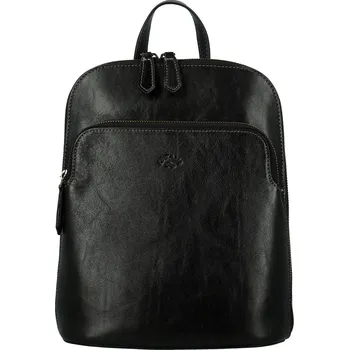 Dámský kožený batoh černý - Katana Naira černá