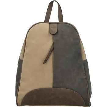 Kabelka Dámský kabelko/batůžek béžovo/šedý - Paolo bags Kavaya béžová