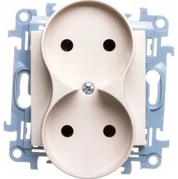 Elektrická zásuvka Elektrická Zásuvka zásuvka Kontakt-simon béžová