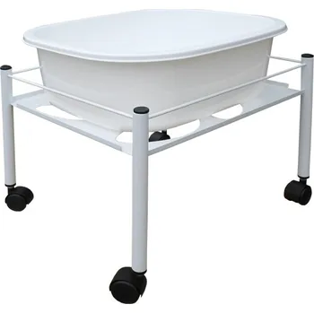 Sprchová vanička Mobilní pedikúrní vanička ALBA s kolečky, miska 5 l + SÁČKY 25 ks