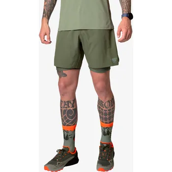 Pánské kraťasy Běžecké Kraťasy Dynafit Alpine Pro 2v1 Shorts - thyme XXL