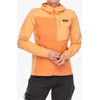 Dámská bunda Dámská bunda Patagonia R1 CrossStrata Hoody - rock melon S