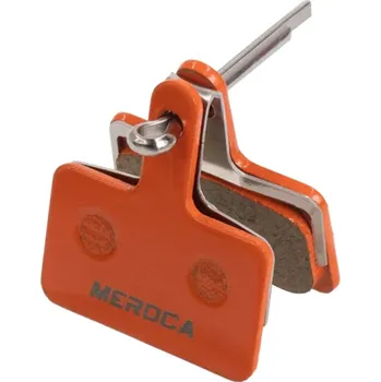 Elektrokoloběžka Pryskyřičné kotoučové brzdové destičky 35 x 30,5 mm Náhradní díl pro elektrické koloběžky Tichý chod Vysoký brzdný výkon Odolnost vůči opotřebení oranžová