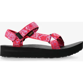 Dámské sandále Dámské sandály Teva Midform Universal - neonově květinové pink/fialové, velikost 42