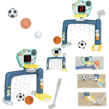 Hračka pro nejmenší Lebula Multifunkční branky pro děti 3v1 golfový míček