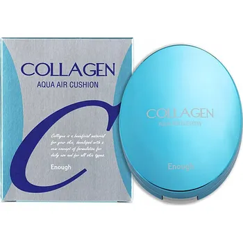 Make-up Minerální pudr Enough Collagen Aqua Air Cushion light beige SPF do 10 13 g