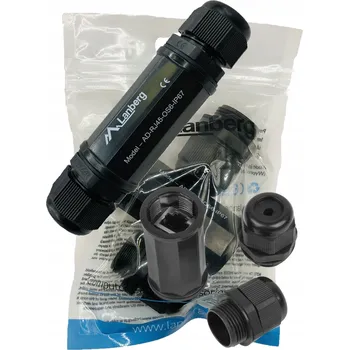 IP kamera Síťová spojka / adaptér Lanberg AD-RJ45-OS6-IP67 Kat.6 FTP IP67