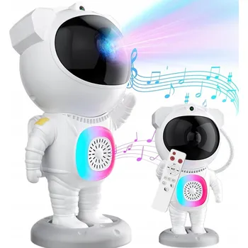 Noční světlo PROJEKTOR NOČNÍ OBLOHY ASTRONAUT Oblohy Noční Lampa LED bílá LED + Dálkové ovládání