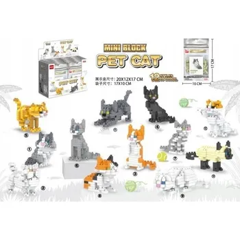 ostatní stavebnice Stavebnice kočky MIX /Merkpol